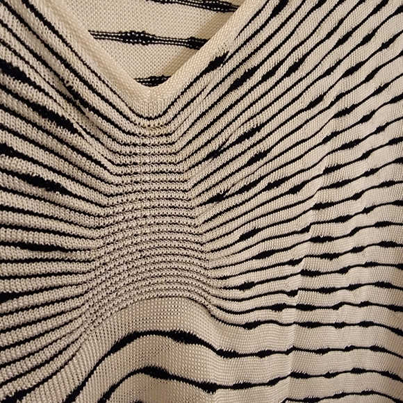 Armani Black and White Striped Shirt - Picture 4 of 6